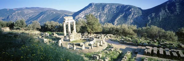 Ancient Ruins: GreeceDelphi, The Tholos, Ruins of the ancient monument by Panoramic Images