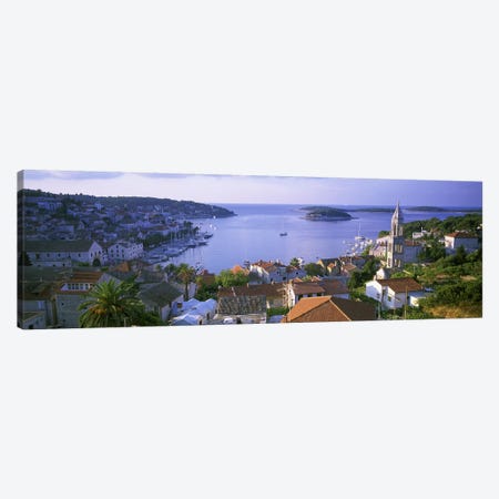 Port Of Hvar, Split-Dalmatia County, Republic Of Croatia Canvas Print #PIM4627} by Panoramic Images Canvas Art