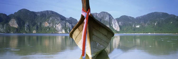 Boat Moored In The WaterPhi Phi Islands, Thailand