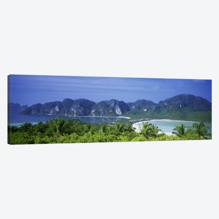 Tropical Limestone Mountains, Ko Phi Phi Don, Phi Phi Islands, Thailand Canvas Print #PIM4636} by Panoramic Images Canvas Print