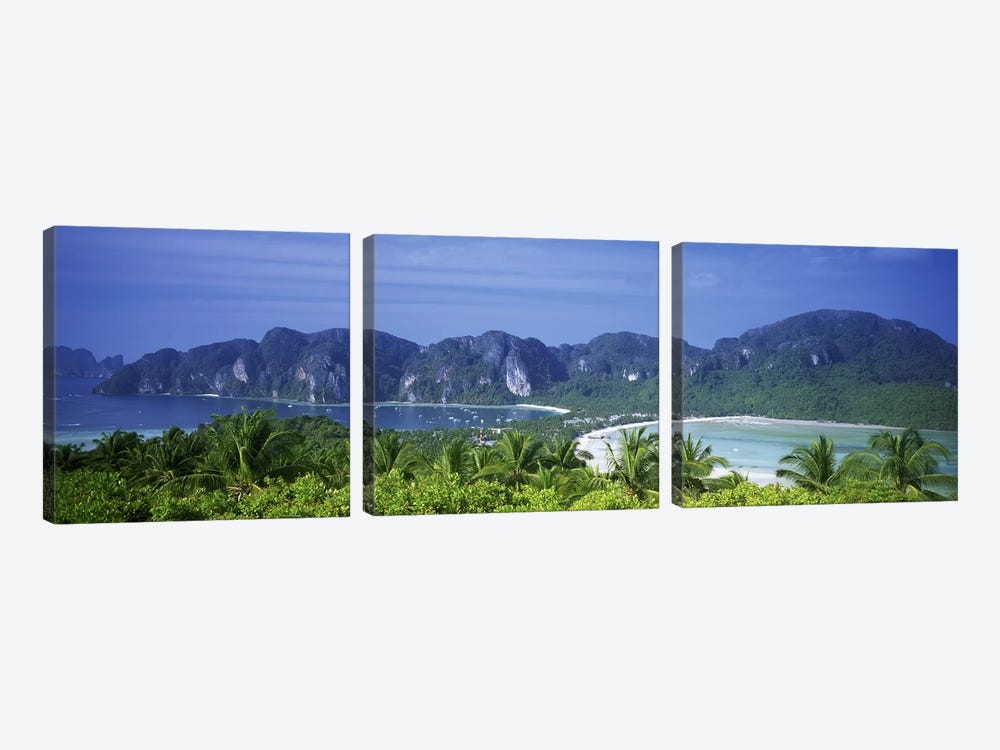 Tropical Limestone Mountains, Ko Phi Phi Don, Phi Phi Islands, Thailand by Panoramic Images 3-piece Art Print