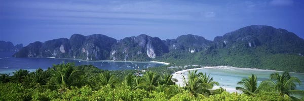 Places: Tropical Limestone Mountains, Ko Phi Phi Don, Phi Phi Islands, Thailand by Panoramic Images