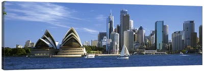 Central Business District Skyline, Sydney, New South Wales, Australia Canvas Art Print - Sydney Opera House