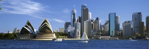Sydney Opera House: Central Business District Skyline, Sydney, New South Wales, Australia by Panoramic Images
