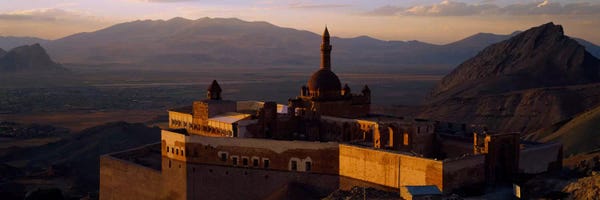 Turkey: High angle view of a palace, Ishak Pasha Palace, Dogubeyazit, Turkey by Panoramic Images