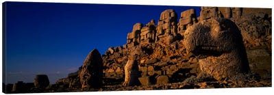 Rocks on a cliff, Mount Nemrut, Nemrud Dagh, Cappadocia, Antolia, Turkey Canvas Art Print - Turkey Art