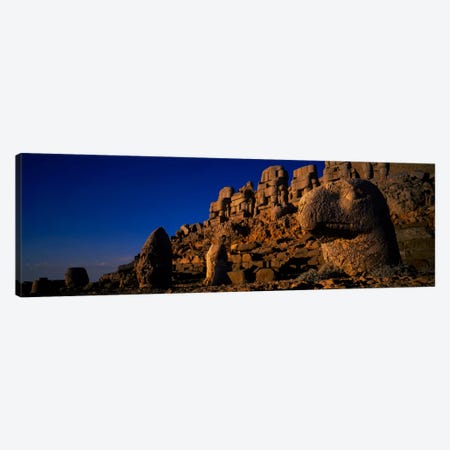 Rocks on a cliff, Mount Nemrut, Nemrud Dagh, Cappadocia, Antolia, Turkey Canvas Print #PIM466} by Panoramic Images Canvas Art Print