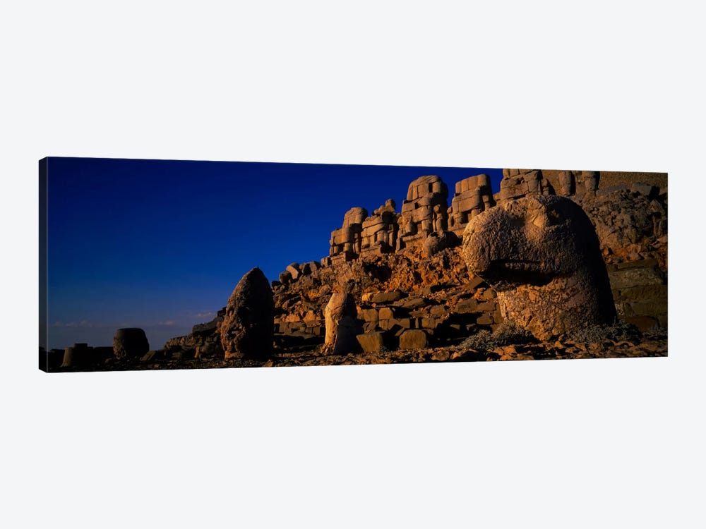 Rocks on a cliff, Mount Nemrut, Nemrud Dagh, Cappadocia, Antolia, Turkey by Panoramic Images 1-piece Art Print