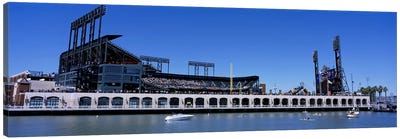 USA, California, San Francisco, SBC Ballpark, Stadium near the water Canvas Art Print