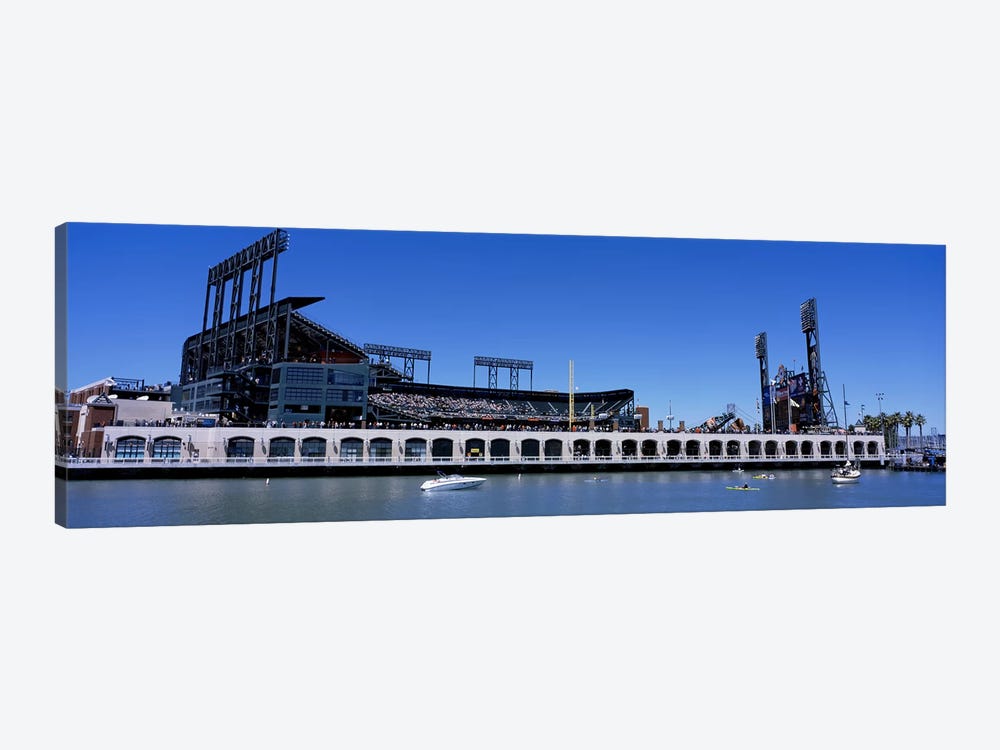 USA, California, San Francisco, SBC Ballpark, Stadium near the water by Panoramic Images 1-piece Art Print
