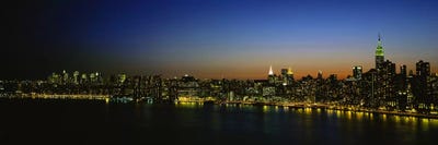 Illuminated Cityscape, New York City, New York, USA by Panoramic Images canvas print