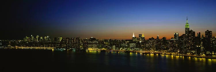 Illuminated Cityscape, New York City, New York, USA