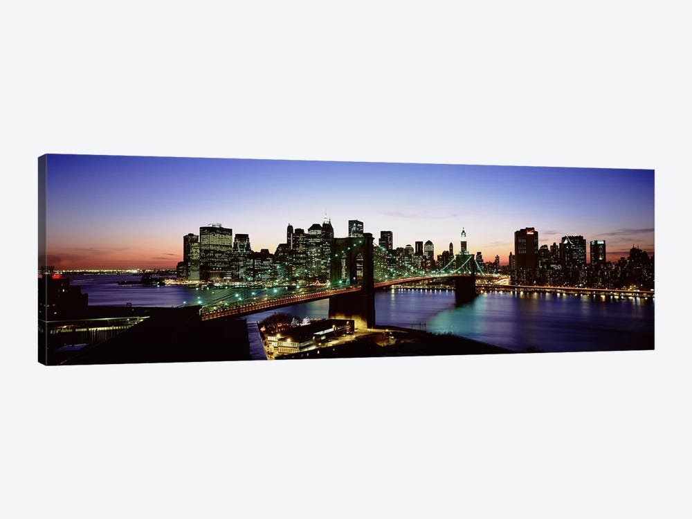 Brooklyn Bridge, New York City, New York, USA by Panoramic Images 1-piece Canvas Print