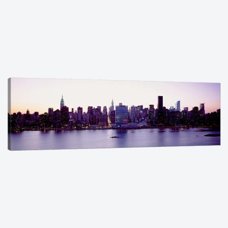 USANew York State, New York City, Skyscrapers in a city Canvas Print #PIM4679} by Panoramic Images Canvas Artwork