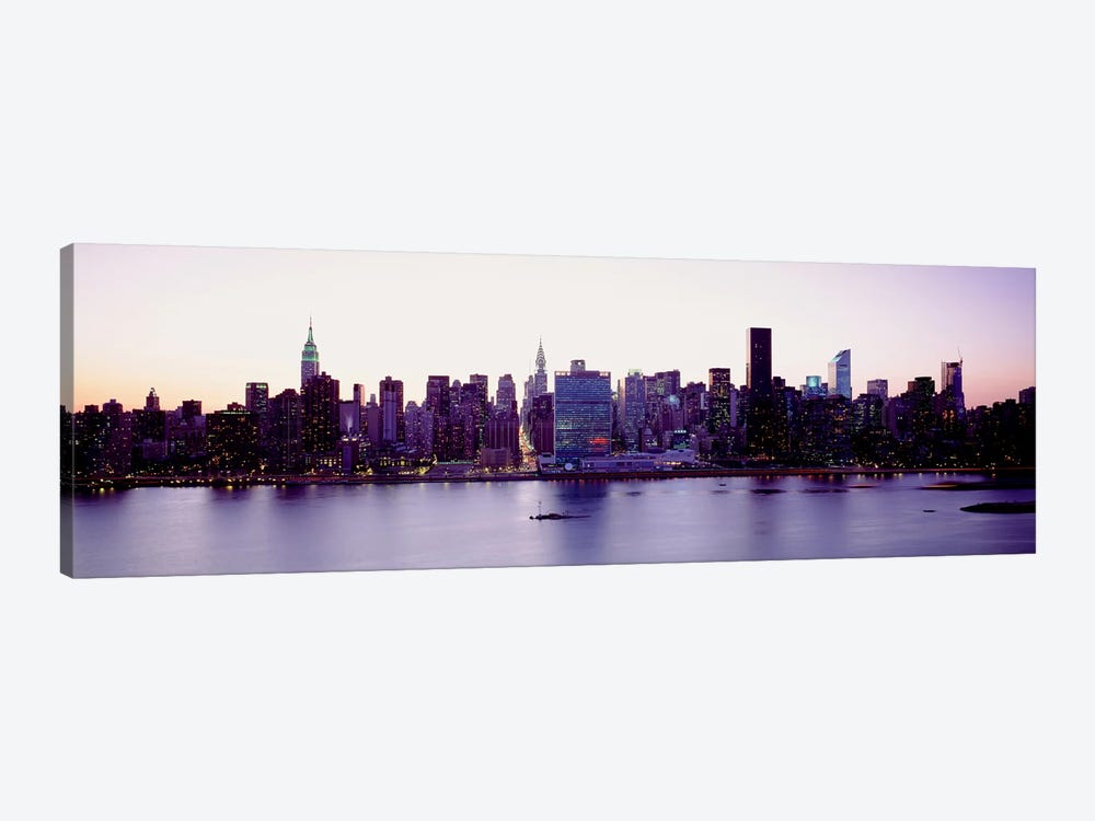 USANew York State, New York City, Skyscrapers in a city by Panoramic Images 1-piece Canvas Artwork