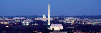 High angle view of a cityWashington DC, USA by Panoramic Images framed canvas print