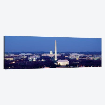 High angle view of a cityWashington DC, USA Canvas Print #PIM469} by Panoramic Images Canvas Wall Art