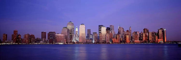 Skyscrapers in a city, Manhattan, New York City, New York, USA