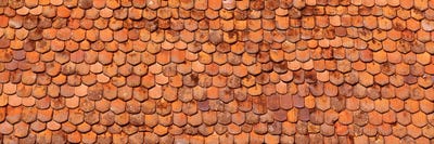 Close-Up Of Old Roof Tiles, Rothenburg ob der Tauber, Germany by Panoramic Images acrylic art print