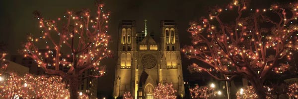 San Francisco: Facade Of A Church, Grace Cathedral, San Francisco, California, USA by Panoramic Images