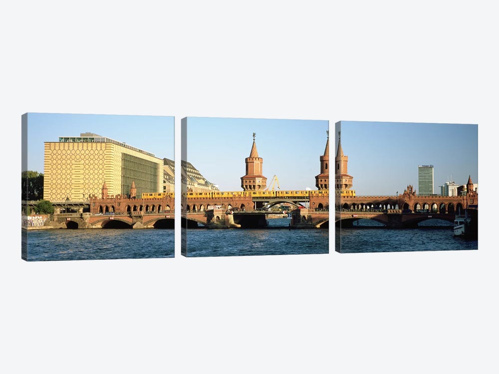 Oberbaum Bridge, Berlin, Germany by Panoramic Images 3-piece Canvas Art