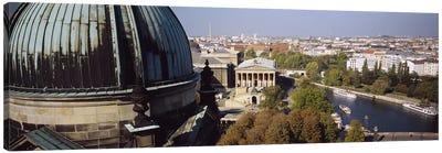 High-Angle View Of Alte Nationalgalerie (Old National Gallery), Berlin, Germany Canvas Art Print - Germany Art