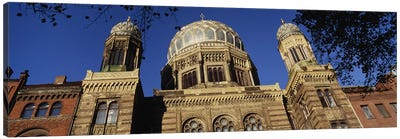Low Angle View Of Jewish Synagogue, Berlin, Germany Canvas Art Print - Germany Art