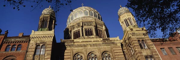 Domes: Low Angle View Of Jewish Synagogue, Berlin, Germany by Panoramic Images
