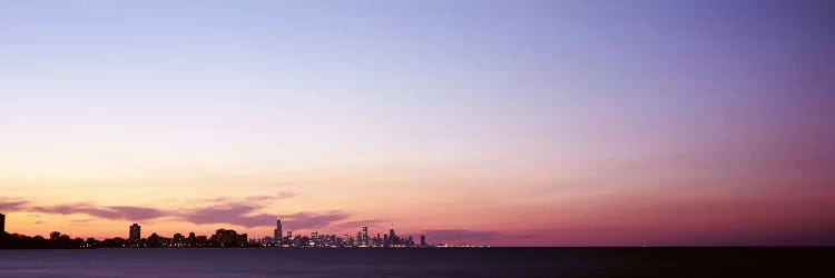 Skyscrapers At Dusk, Chicago, Illinois, USA by Panoramic Images wall art