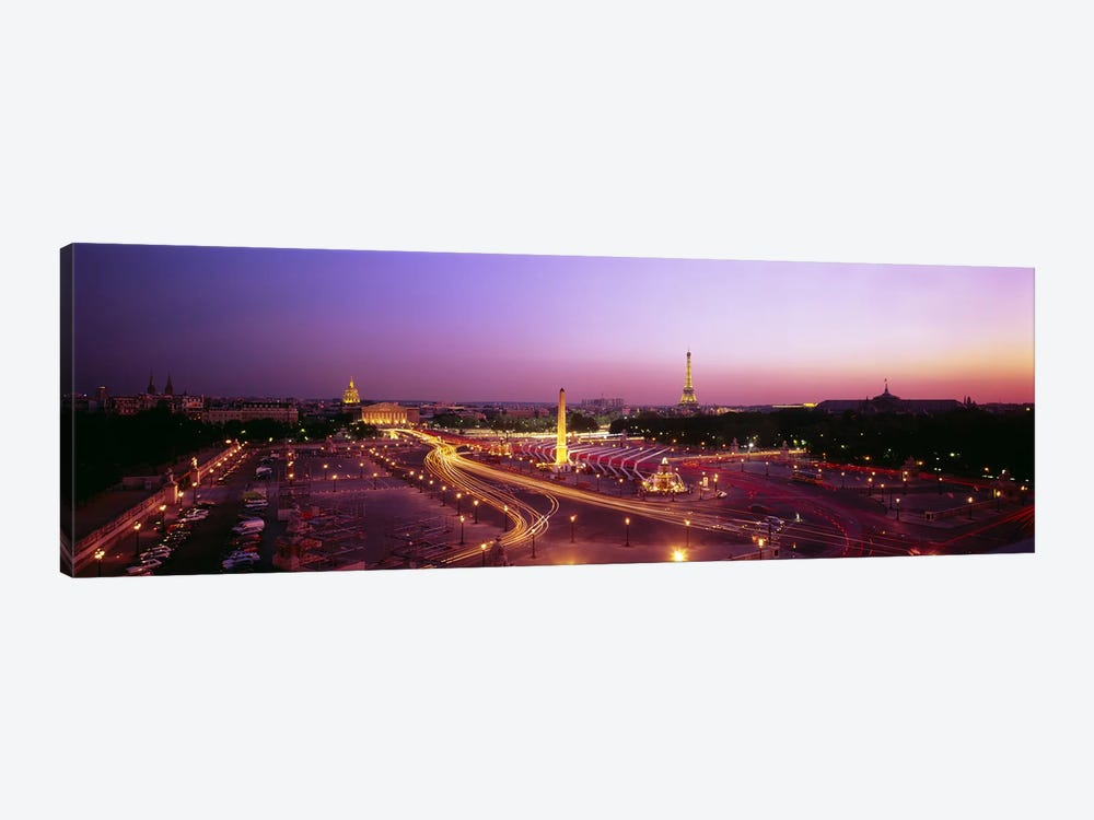 High angle view of Paris at dusk by Panoramic Images 1-piece Art Print