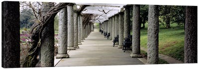 Pergola Colonnades, Italian Garden, Maymont Estate, Richmond, Virginia, USA Canvas Art Print - Virginia Art