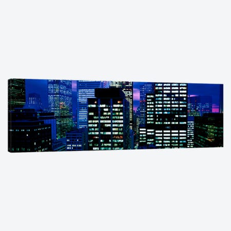 Downtown buildings Toronto Ontario Canada Canvas Print #PIM476} by Panoramic Images Canvas Wall Art