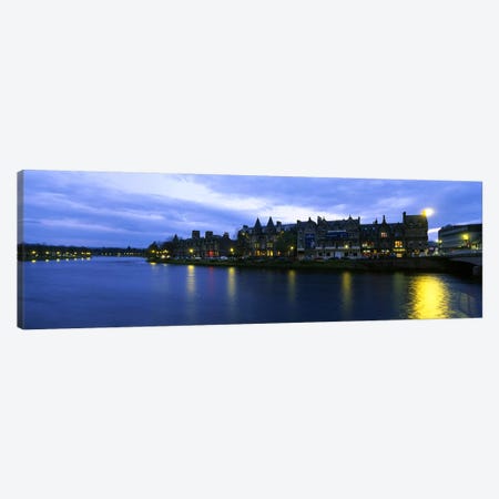 Buildings On The Waterfront, Inverness, Highlands, Scotland, United Kingdom Canvas Print #PIM4777} by Panoramic Images Canvas Art