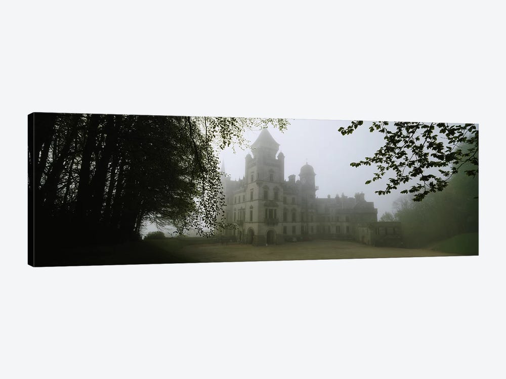 Foggy Morning, Dunrobin Castle, Sutherland, Highland, Scotland, United Kingdom by Panoramic Images 1-piece Canvas Art Print