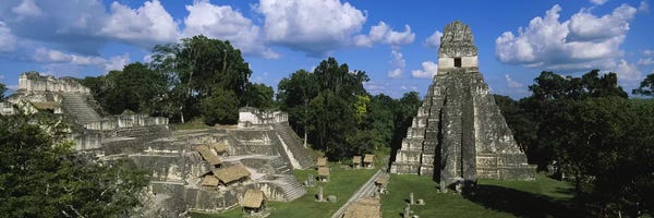 Central America: Ancient Ruins Of Yax Mutal (Tikal), El Peten, Guatemala by Panoramic Images