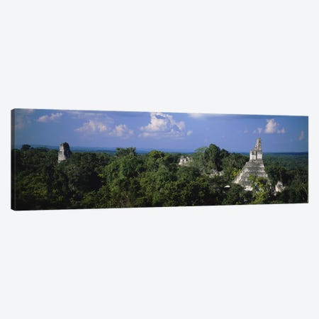 High-Angle View Of Temple I (Temple Of The Great Jaguar), Tikal, El Peten, Guatemala Canvas Print #PIM4807} by Panoramic Images Canvas Art
