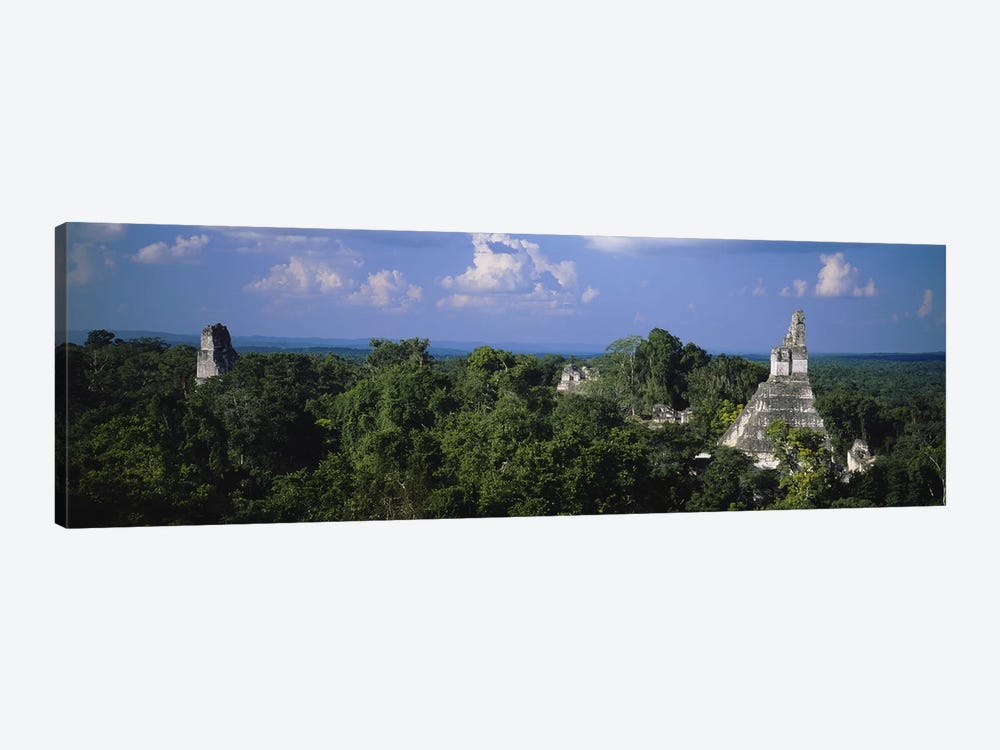 High-Angle View Of Temple I (Temple Of The Great Jaguar), Tikal, El Peten, Guatemala by Panoramic Images 1-piece Canvas Artwork