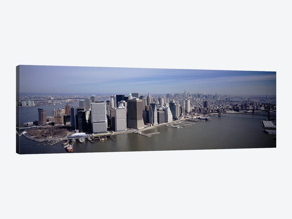 High Angle View Of Skyscrapers In A City, Manhattan, NYC, New York City, New York State, USA by Panoramic Images 1-piece Canvas Art Print