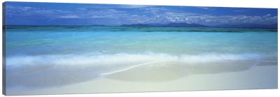 Clouds over an ocean, Great Barrier Reef, Queensland, Australia Canvas Art Print - Panoramic Photography