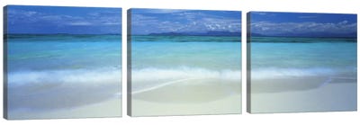 Clouds over an ocean, Great Barrier Reef, Queensland, Australia Canvas Art Print - 3-Piece Beach Art