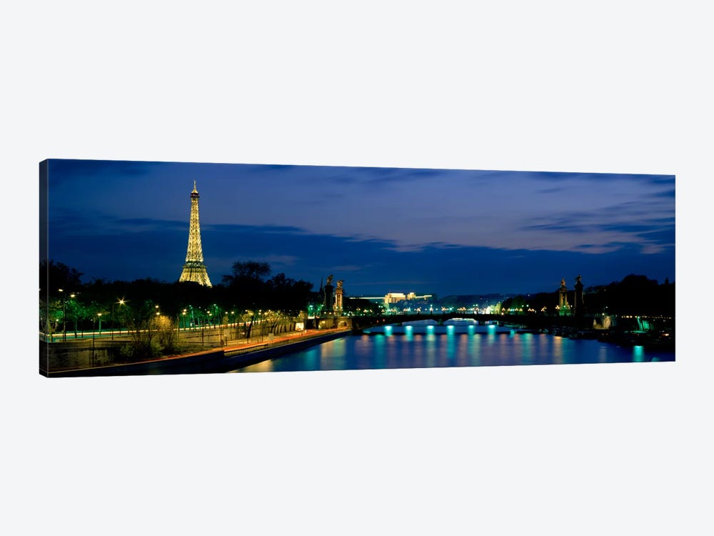 Pont Alexandre III, Seine, Paris, Ile-de-France, France by Panoramic Images 1-piece Canvas Art Print