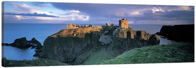 Dunnottar Castle, Aberdeenshire, Scotland, United Kingdom Canvas Art Print - Castle & Palace Art