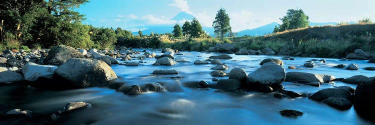 Rocks in the river, Mount Taranaki, Taranaki, North Island, New Zealand