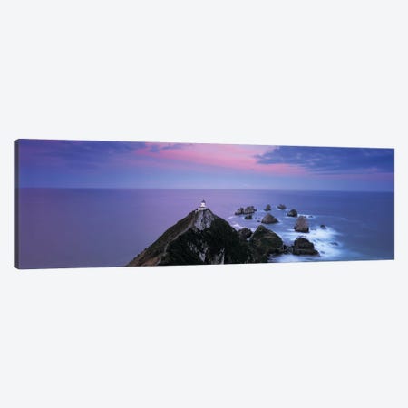 Nugget Point Lighthouse, Nugget Point, The Catlins, Otago, South Island, New Zealand Canvas Print #PIM4861} by Panoramic Images Canvas Print