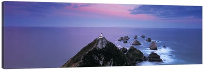 Nugget Point Lighthouse, Nugget Point, The Catlins, Otago, South Island, New Zealand Canvas Art Print