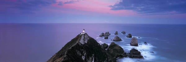 New Zealand: Nugget Point Lighthouse, Nugget Point, The Catlins, Otago, South Island, New Zealand by Panoramic Images