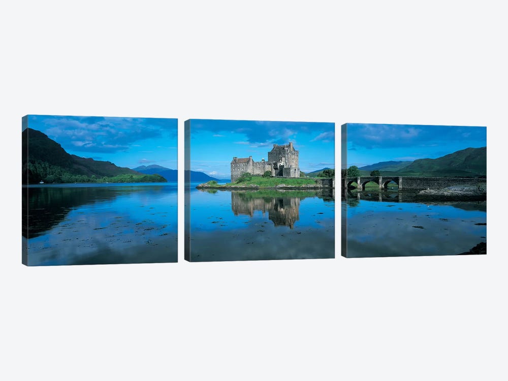 Eilean Donan Castle, Highland, Scotland, United Kingdom by Panoramic Images 3-piece Canvas Wall Art