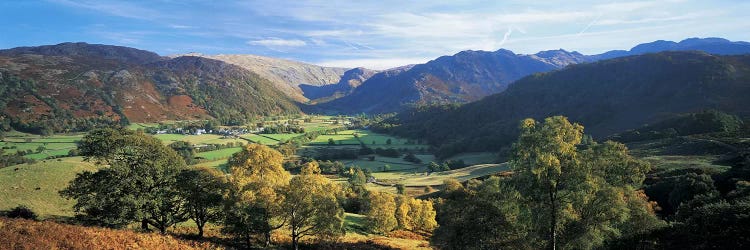 Valley Landscape, Borrowdale, Lake District, Cumbria, England, United Kingdom