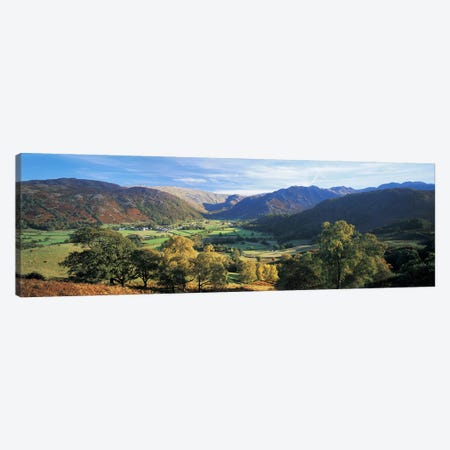 Valley Landscape, Borrowdale, Lake District, Cumbria, England, United Kingdom Canvas Print #PIM4868} by Panoramic Images Canvas Print