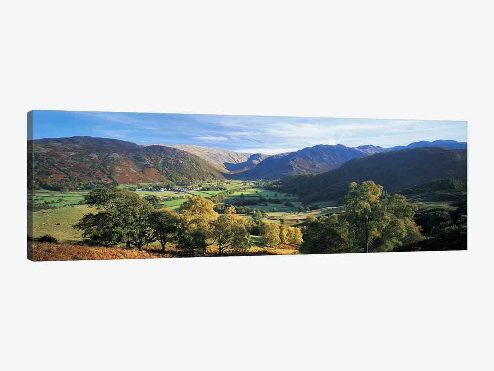 Valley Landscape, Borrowdale, Lake District, Cumbria, England, United Kingdom by Panoramic Images 1-piece Canvas Print
